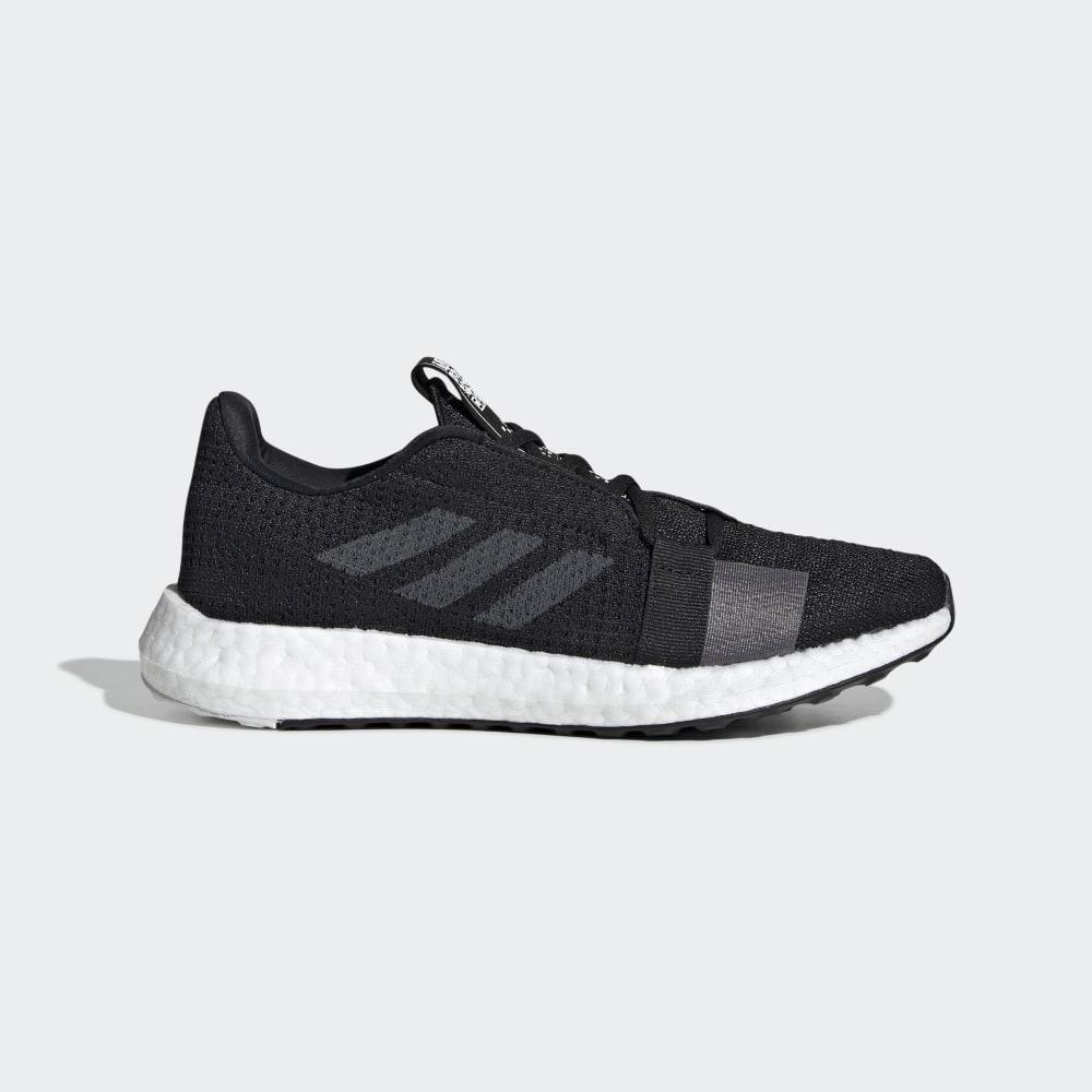 Adidas Women's Senseboost Go Running Shoes Black/Grey/White Ireland F33906